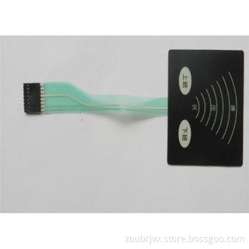 Pet And 3m Adhesive 4 Push Button Tactile Membrane Switch B